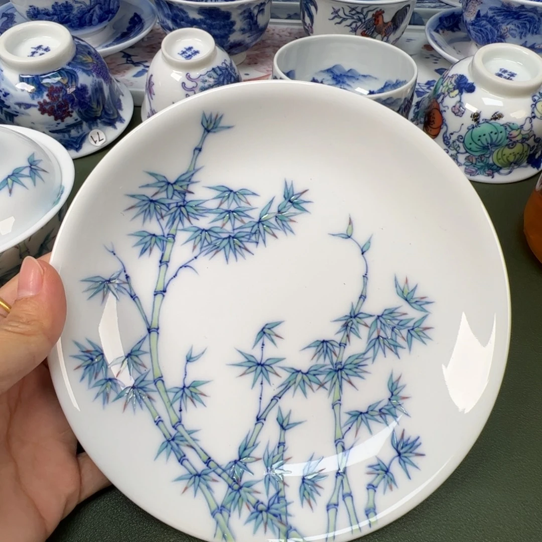 陶瓷景德镇纯手工纯手绘茶具木木7