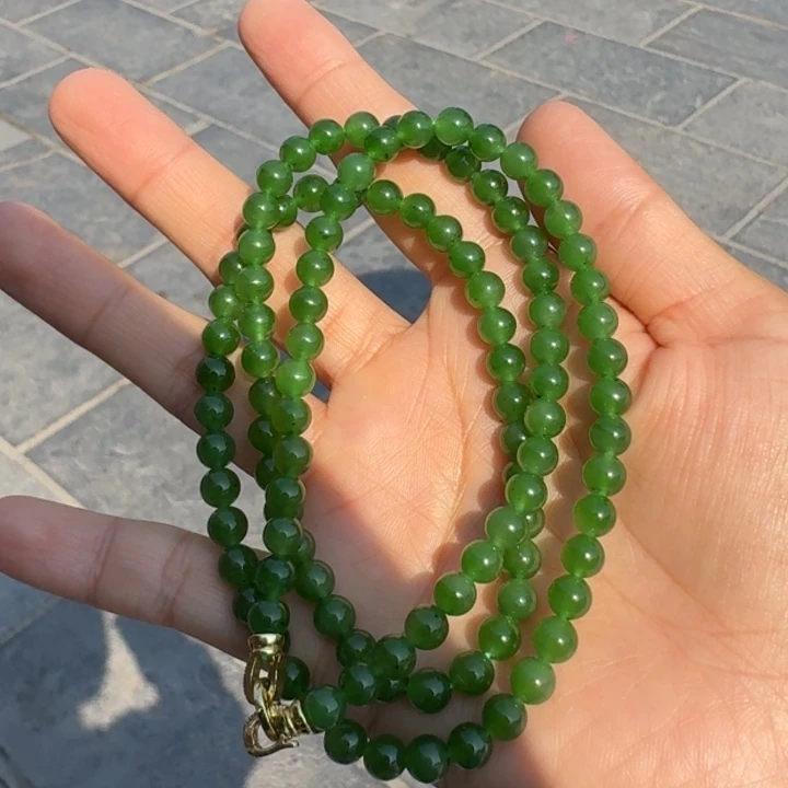 和田玉未镶嵌颈饰碧玉卡6项链门总F多样性拍一发一