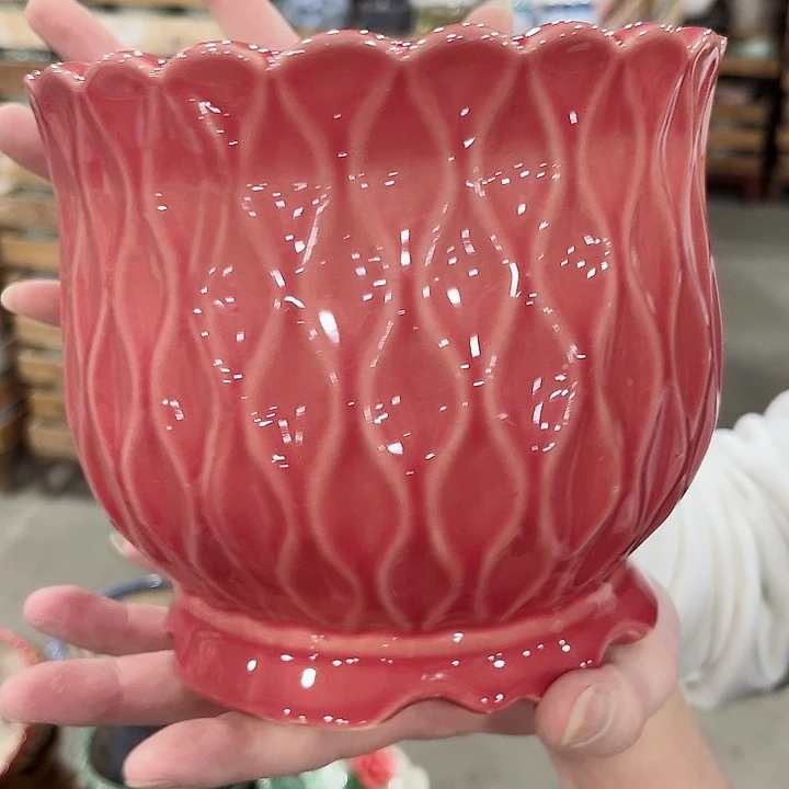 陶瓷陶瓷多肉植物花盆