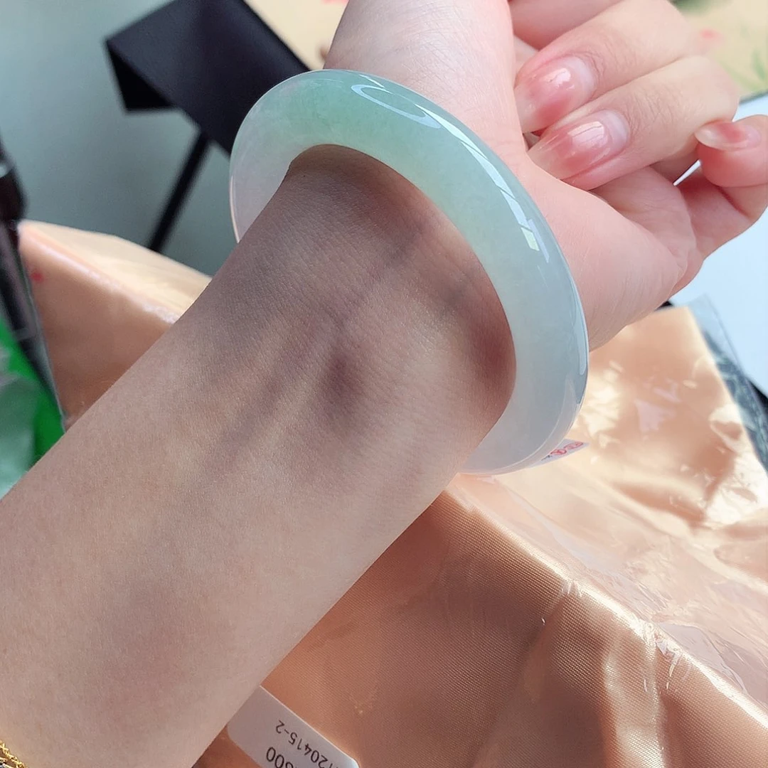 翡翠手镯未镶嵌天然A货翡翠54/55
