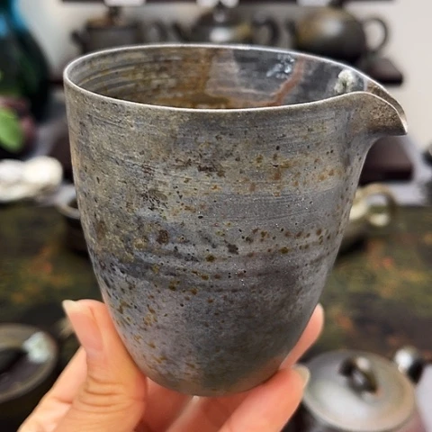 茶盏景德柴烧茶具-纯手工茶具