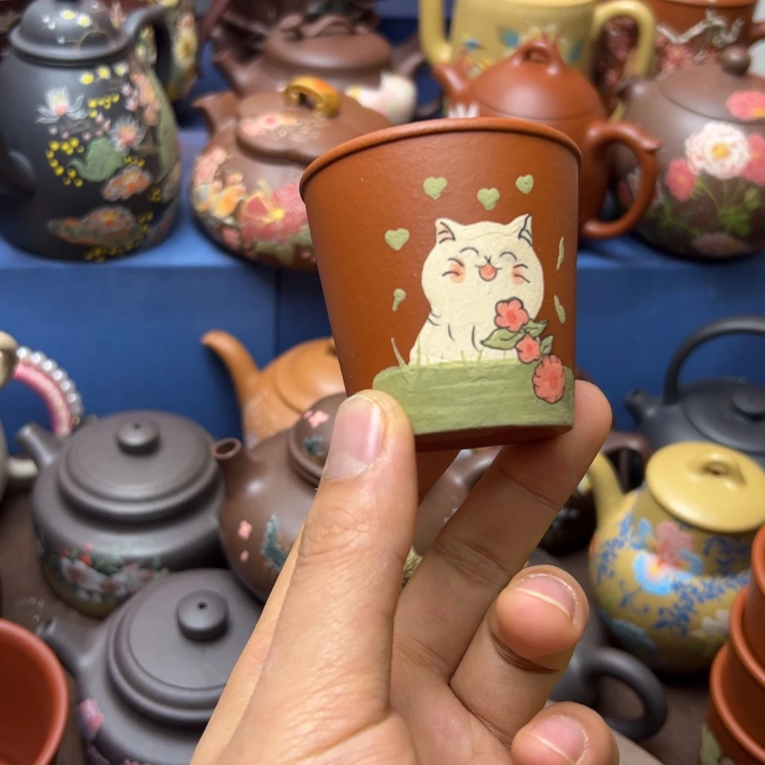 紫砂茶杯紫砂主人杯80cc