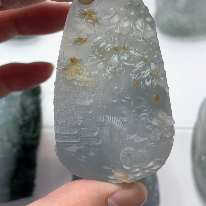 定制翡翠未镶嵌毛货