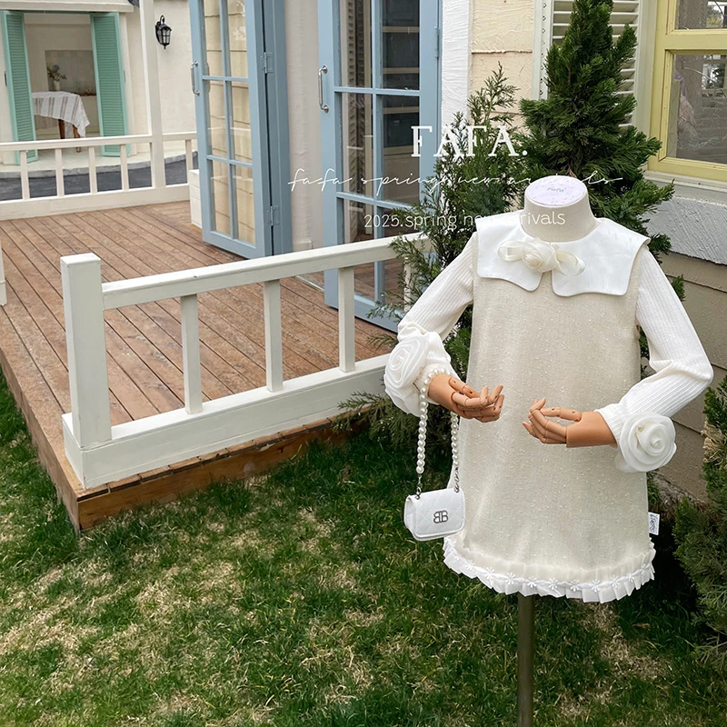 【FAFA】CQ258059春季新品女童连衣裙无袖裙子