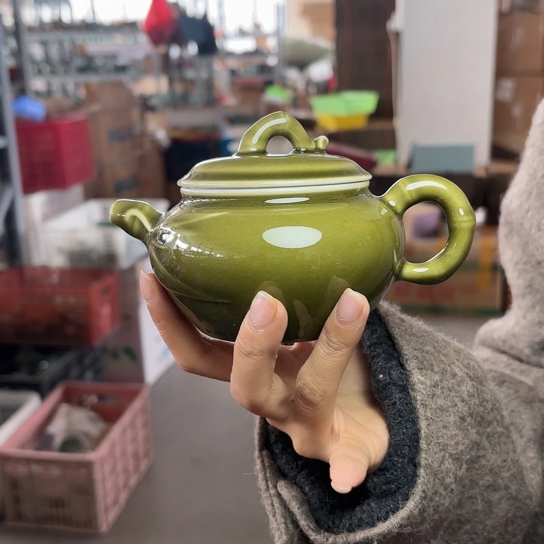 龙泉云间青瓷小米茶器