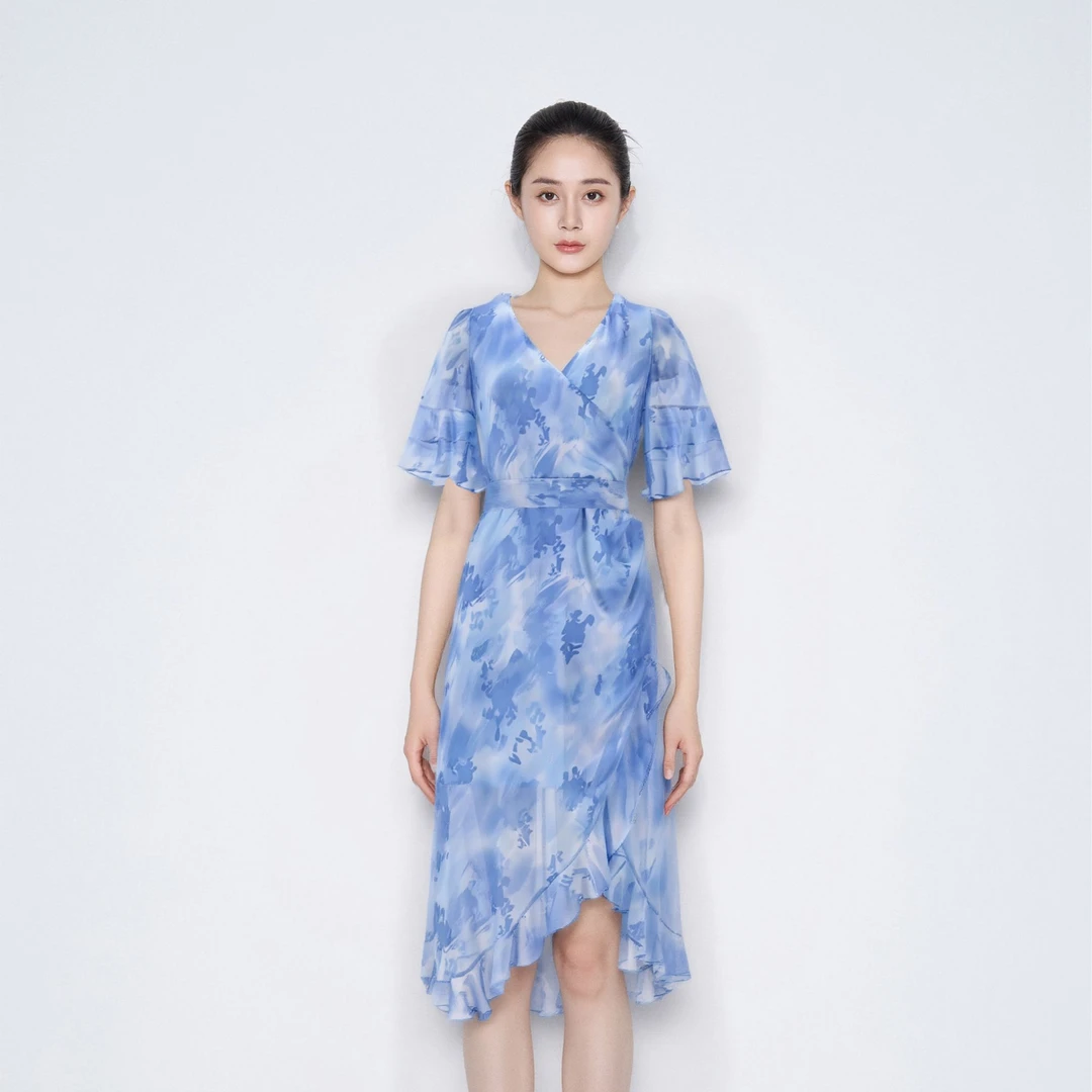 【福利专属】马天奴简约风气质不规则连衣裙VHS892DRX0