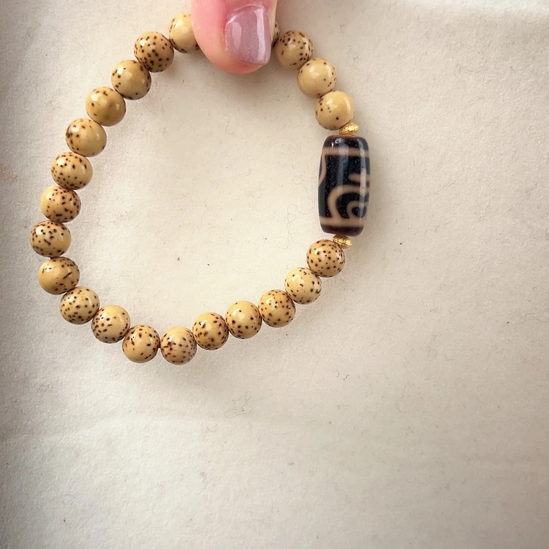 玛瑙/玉髓银S925镶嵌手串