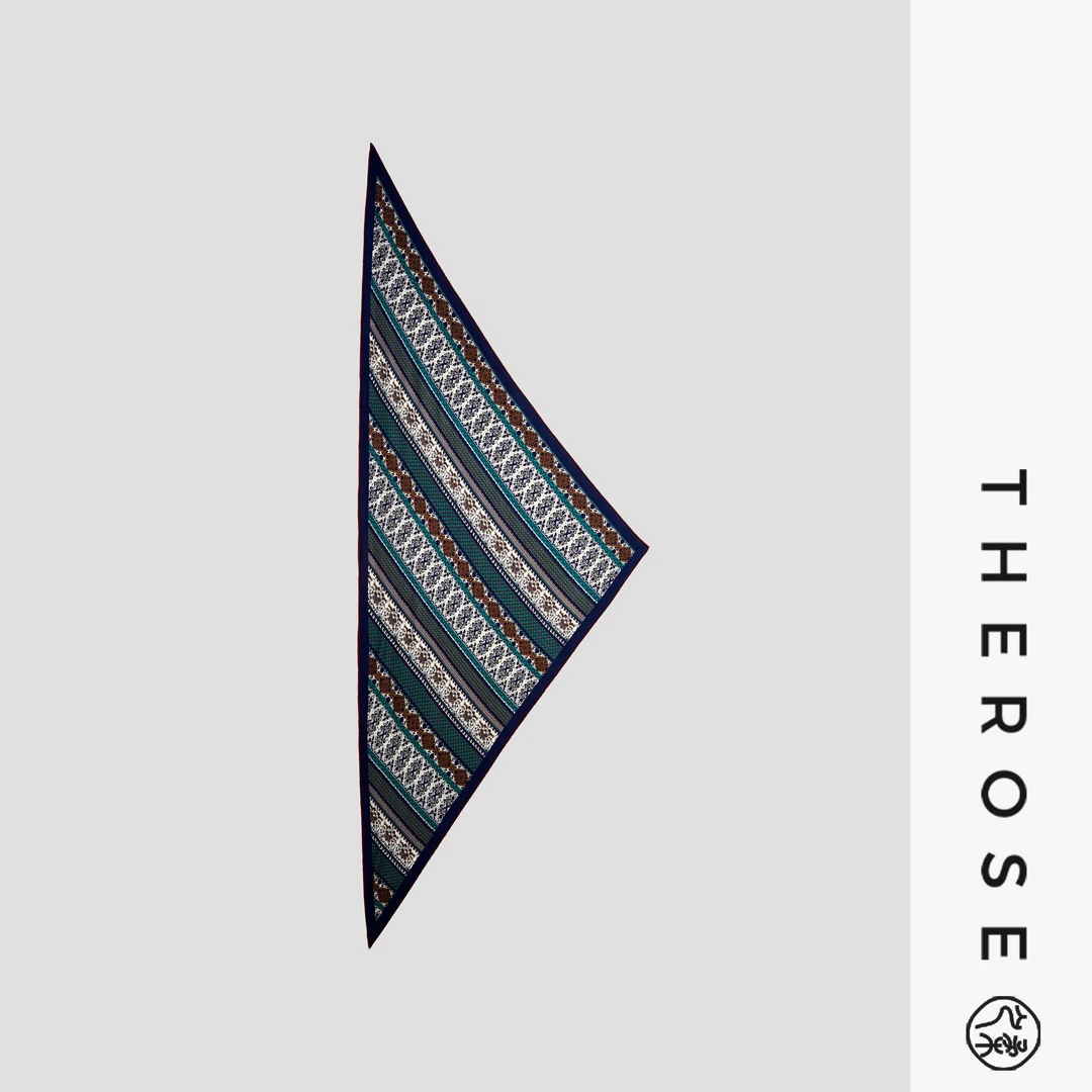 之柔【民族风三角巾】气质百搭双面同色女士优雅披肩围巾200*75CM