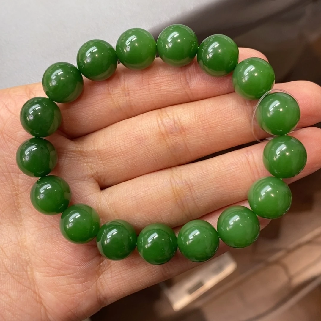 和田玉未镶嵌手串卡12