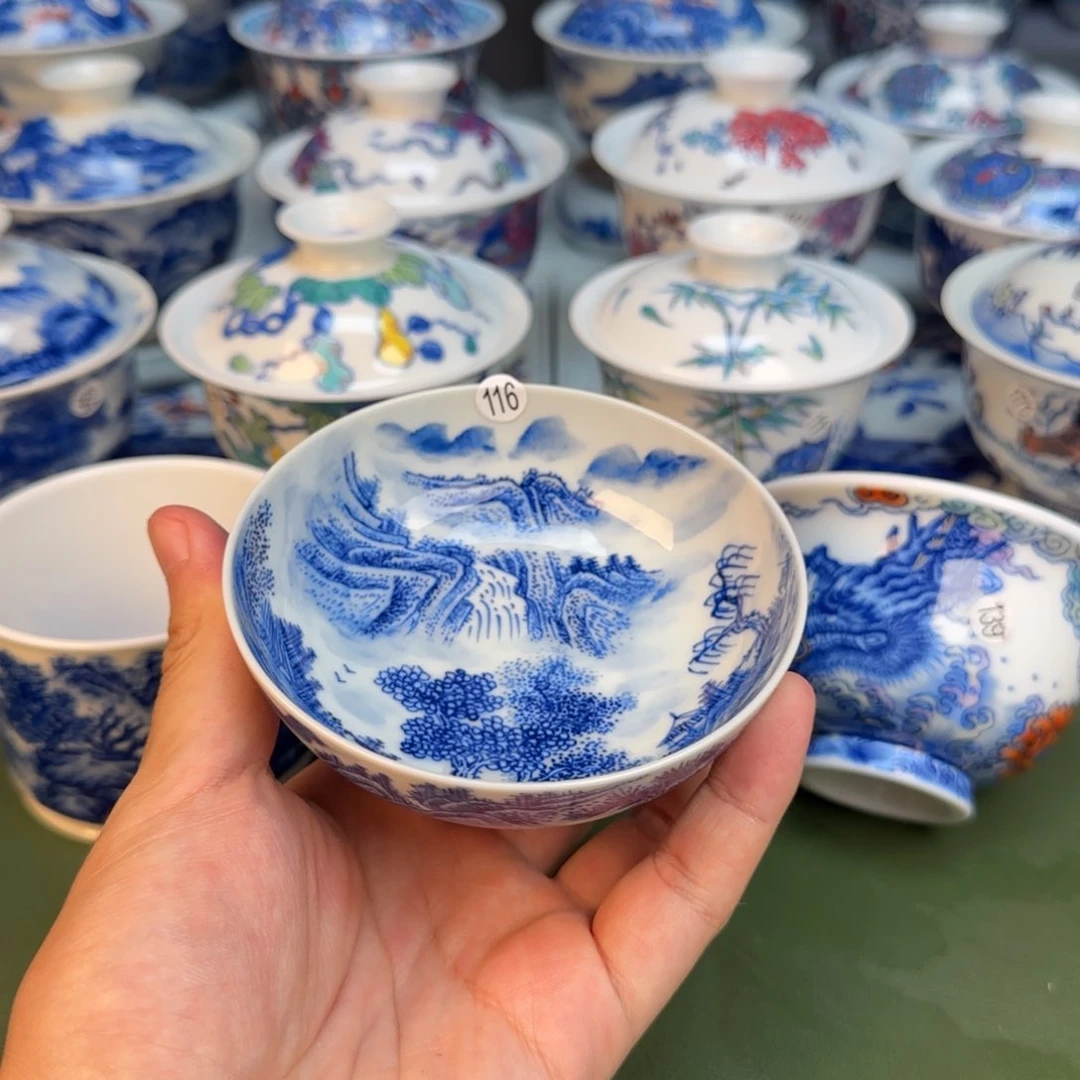 彦祖纯手工手绘茶具116