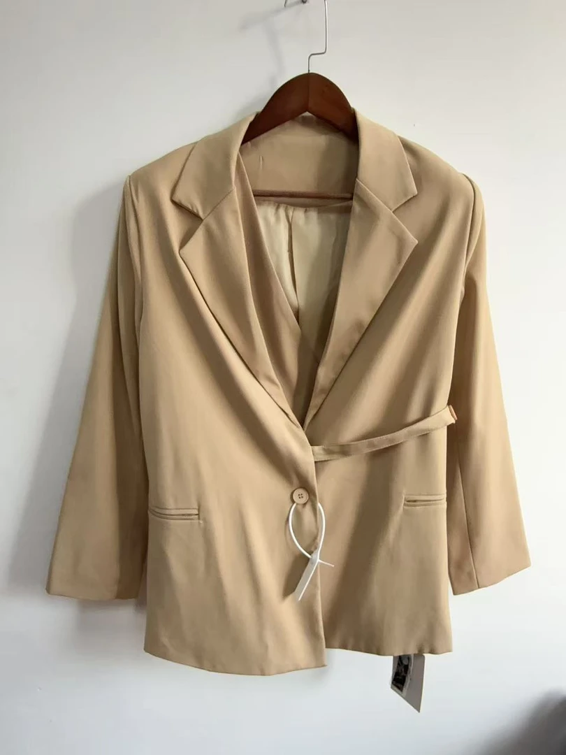 【静姐宠粉】女装设计师春秋休闲西装时尚春季外套2206