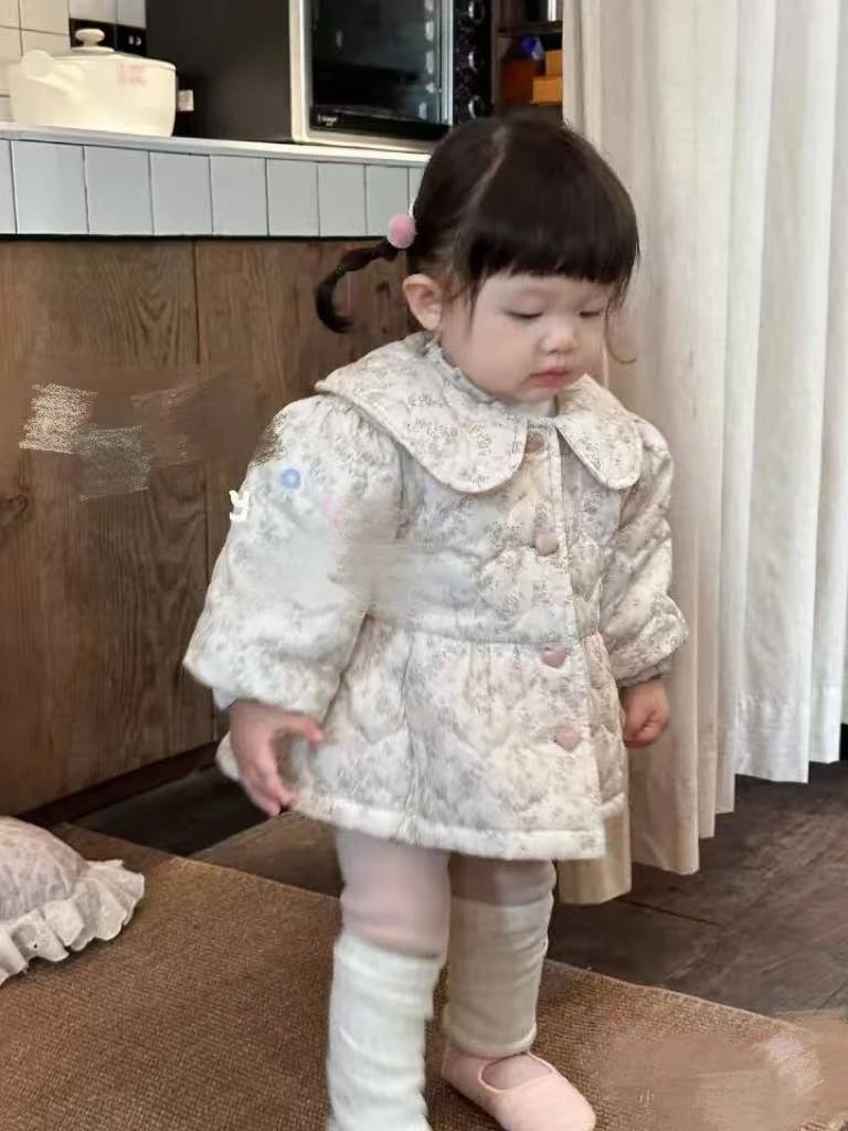 ONE朵冬季碎花小棉袄