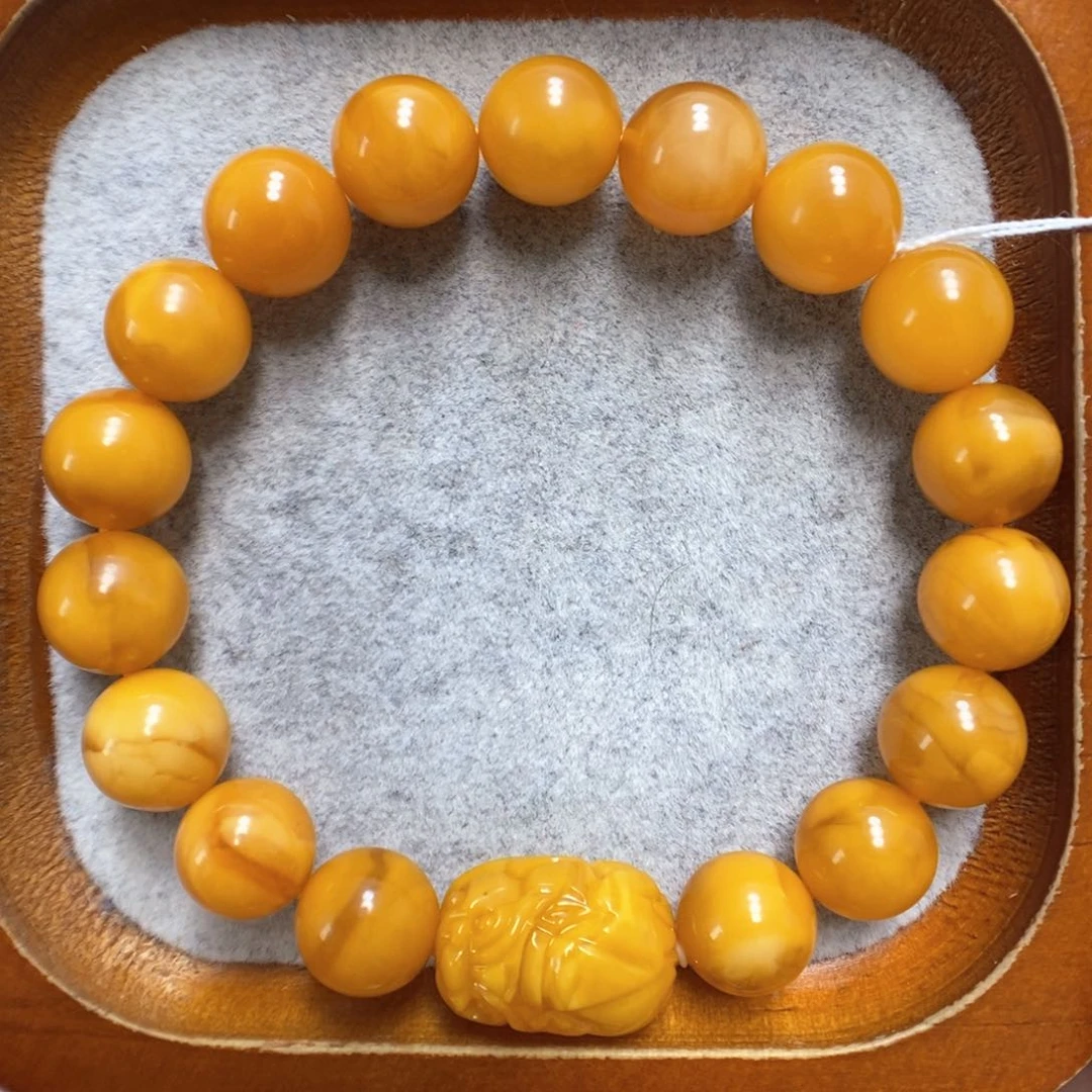 蜜蜡手串未镶嵌用****5蜜蜡手串