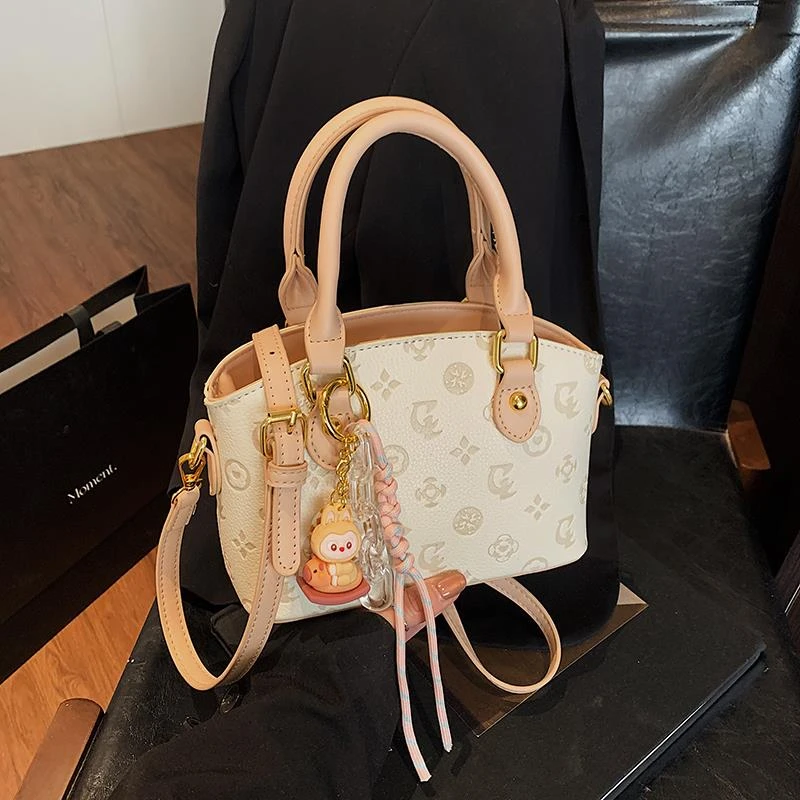 高级感手提小包包女包2025新款潮流百搭印花枕头包时尚单肩斜挎包