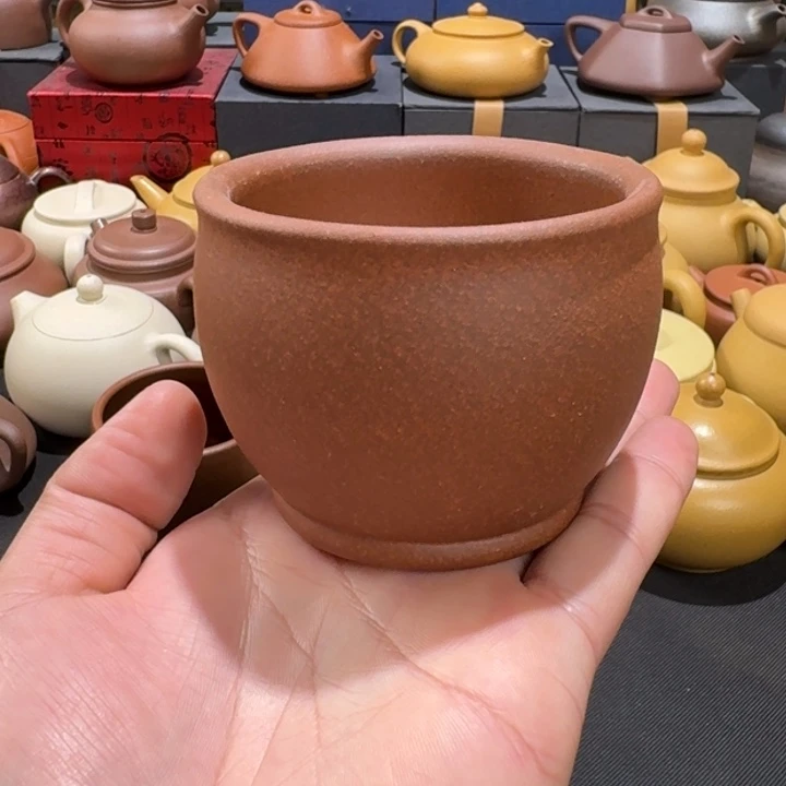茶壶紫砂降坡泥主人杯200cc