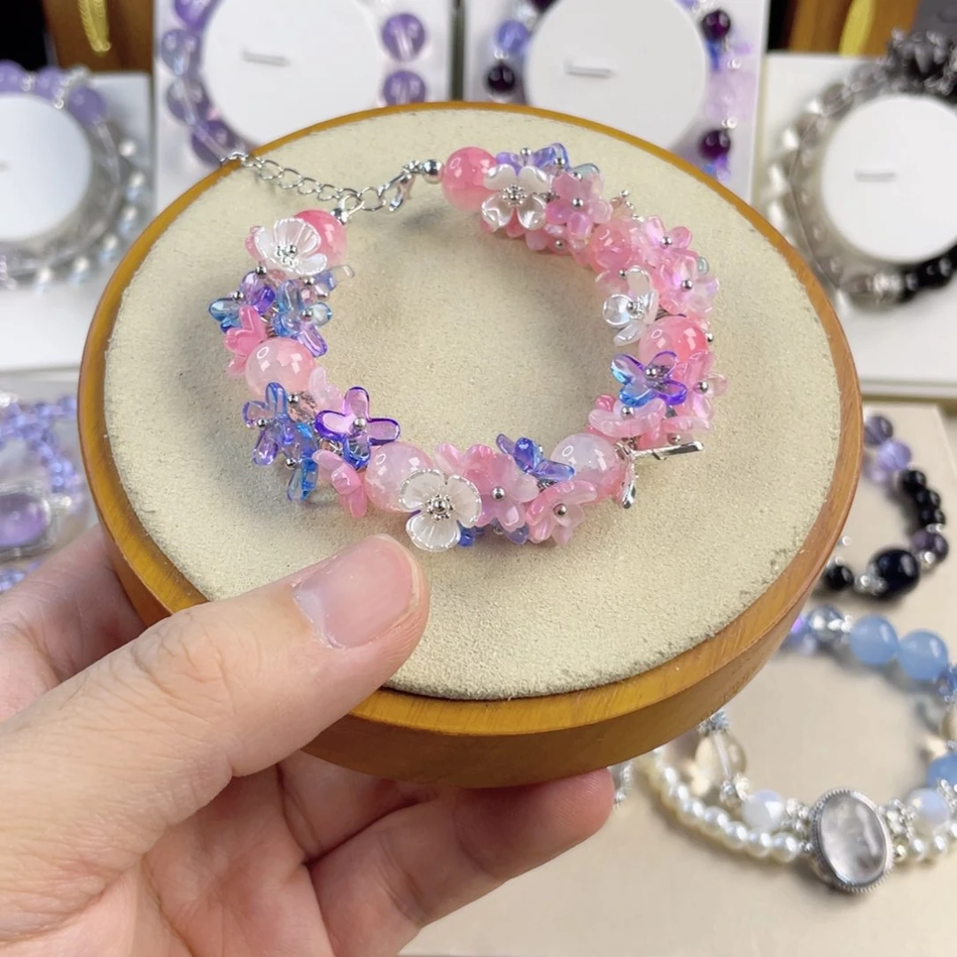 独山玉手饰银S925镀金镶嵌