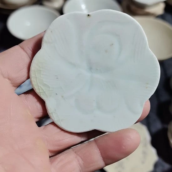 瓷片青花影青杯垫学习标夲