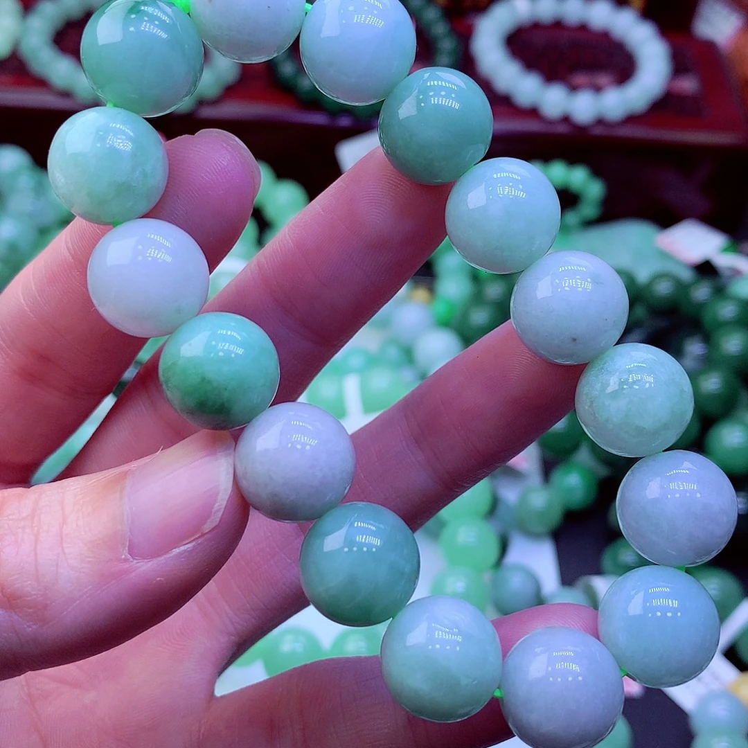 翡翠未镶嵌毛衣链