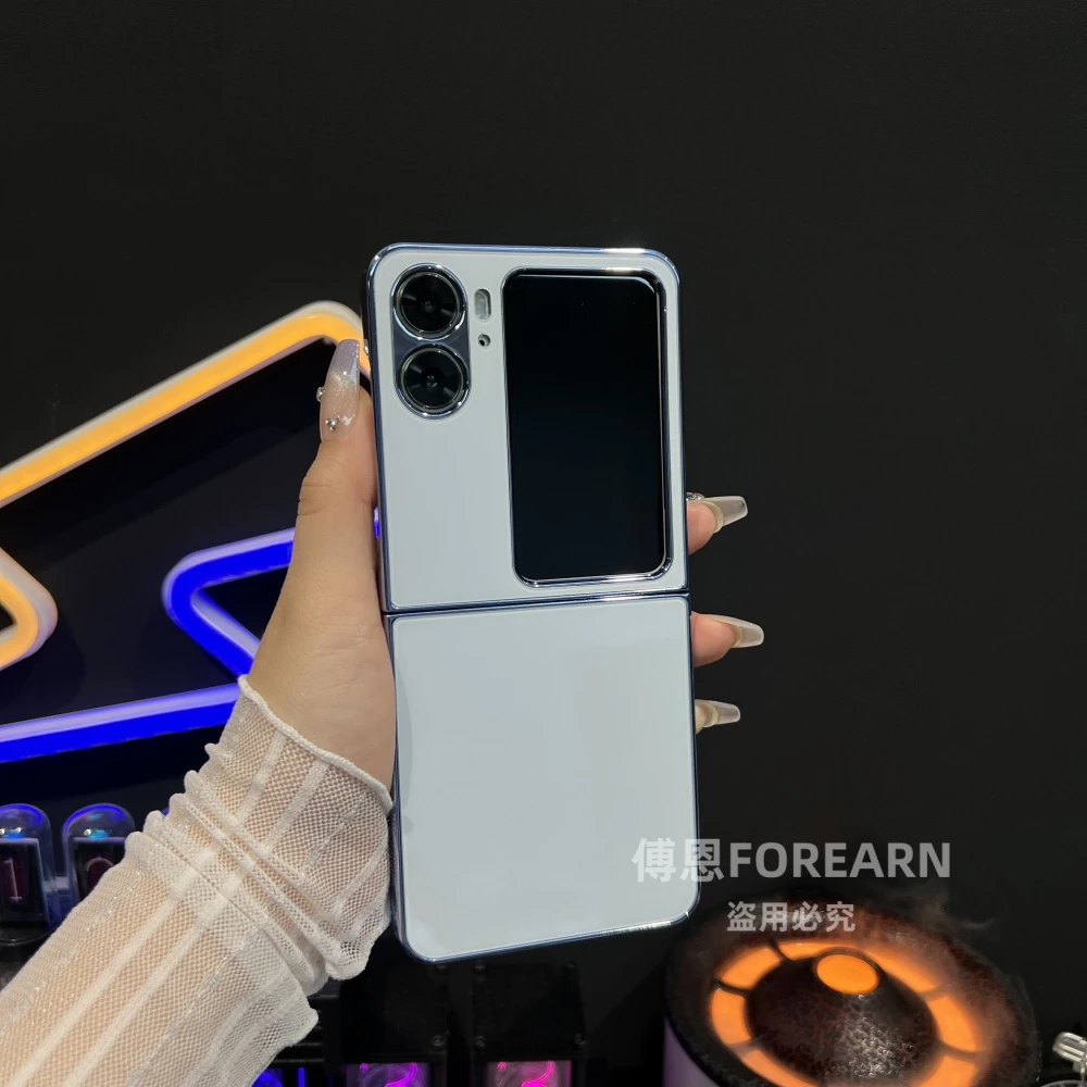 适用于oppofindn2flip手机壳findn2flip保护套折叠屏钢化玻璃超薄