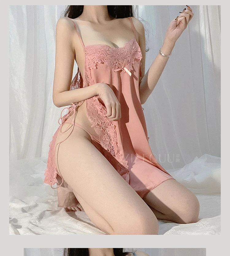 2025夏季女生吊带睡裙睡衣甜美家居服春夏款网红睡衣