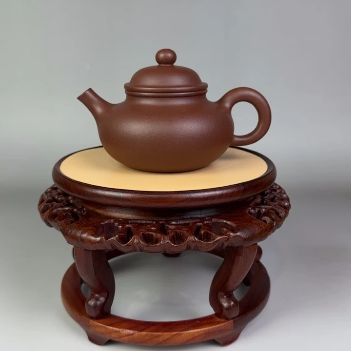 底槽青茶壶容天壶230 cc全手工制作