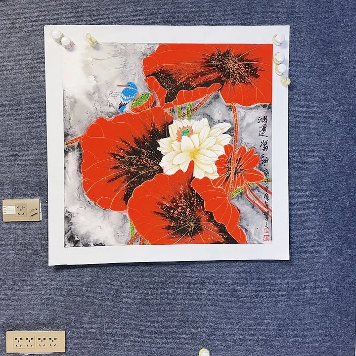 国画囻画花鸟画四尺斗方68/68
