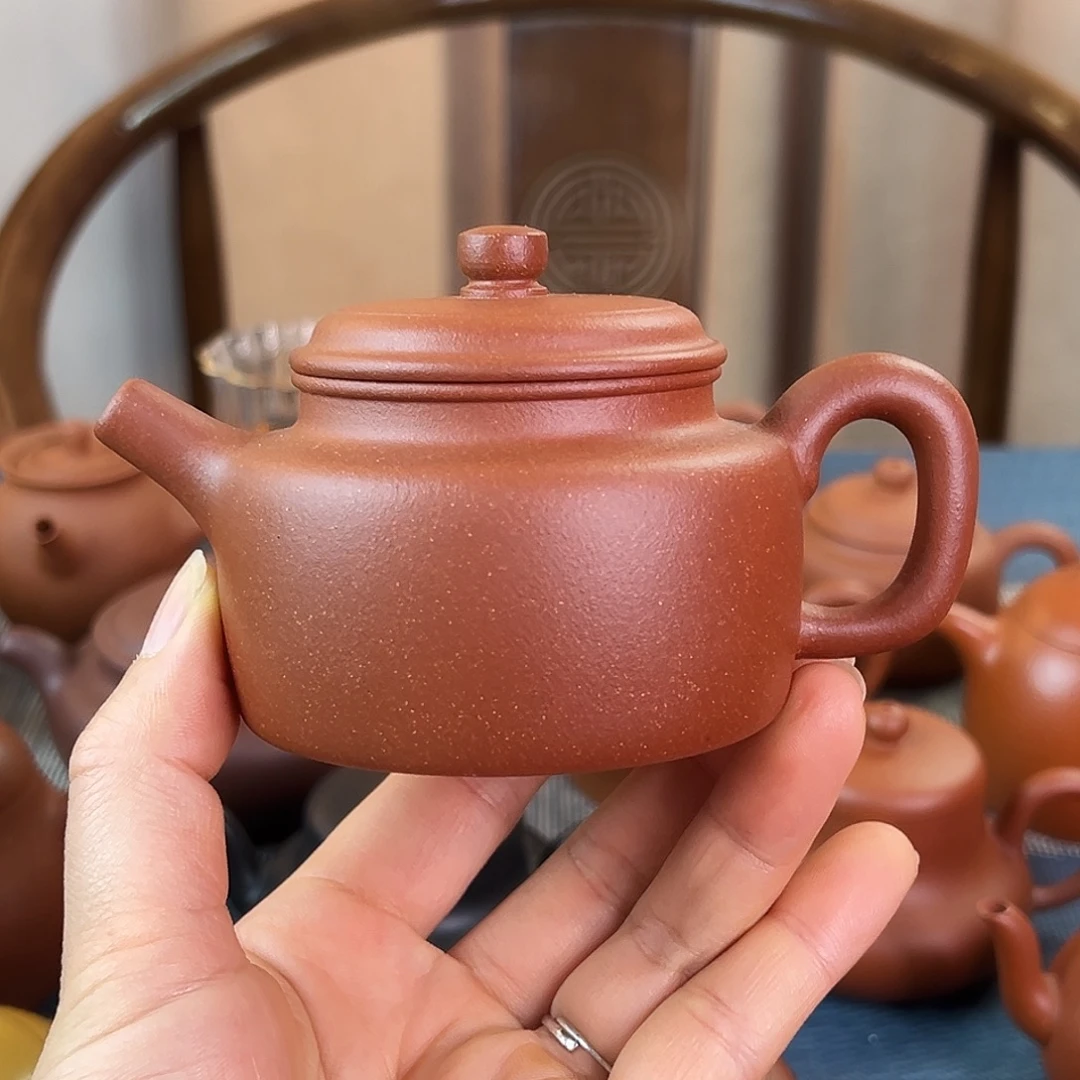 茶壶紫砂精品 德钟 红降坡泥 200cc