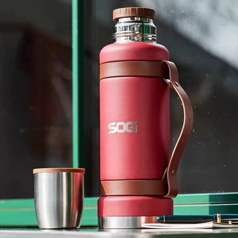 SOG索格304不锈钢登山户外运动旅行饮水壶保温杯便携自驾壶大容量