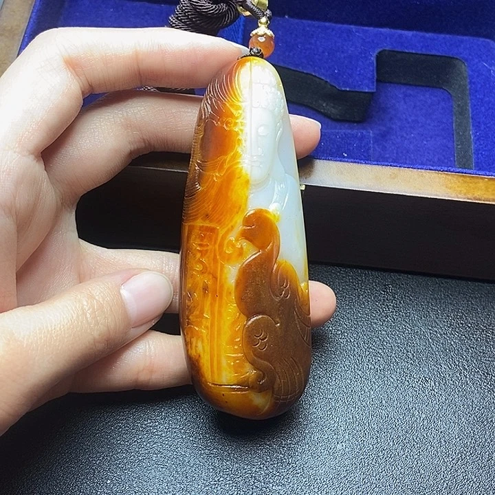 和田玉挂件未镶嵌N