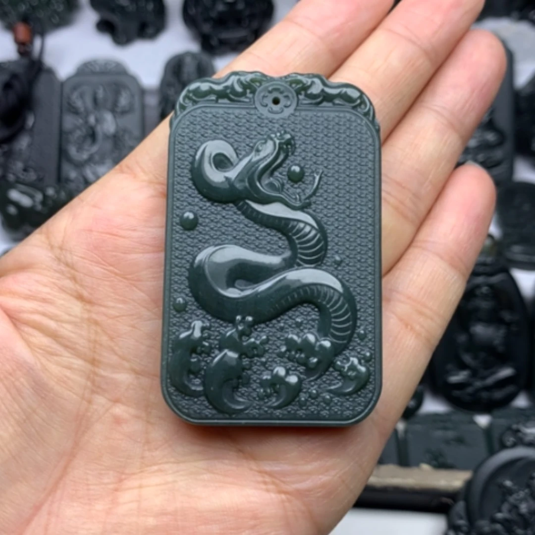 【闪购商品】和田玉未镶嵌颈饰双面雕刻