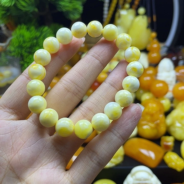 A***༼非金属瓷白金花手串