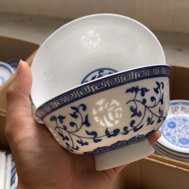 碗景德镇高温细白瓷餐具