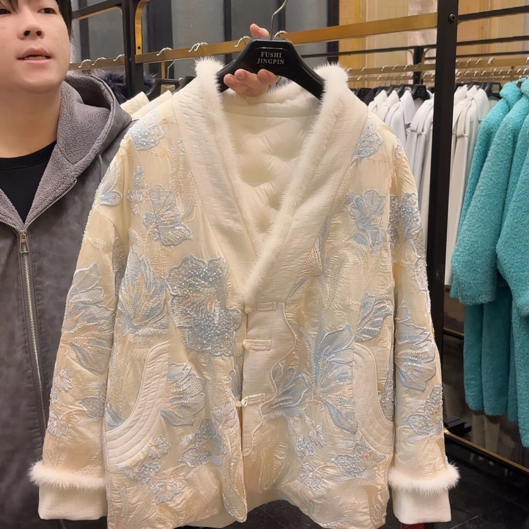 凯撒世家v领新中式s码