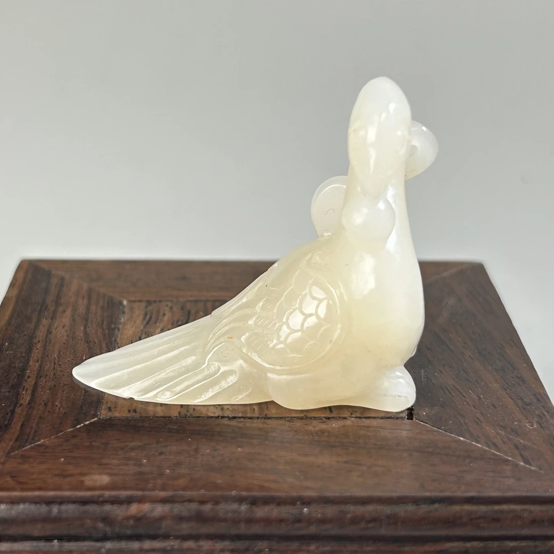 创汇期和田玉凤玉挂件2887