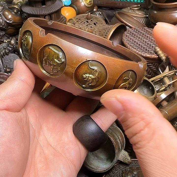 铜器办公室茶室摆件