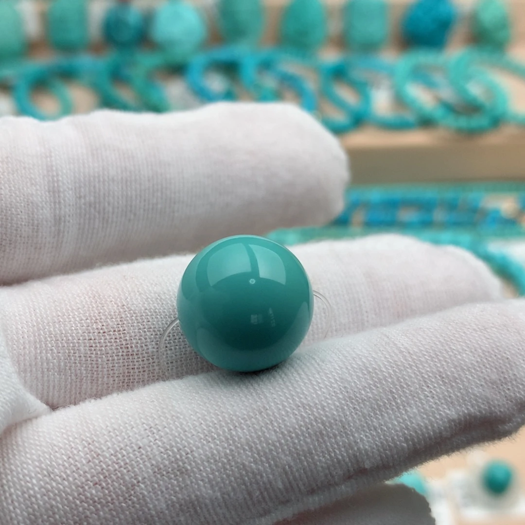 绿松石未镶嵌珠宝奇石15mm