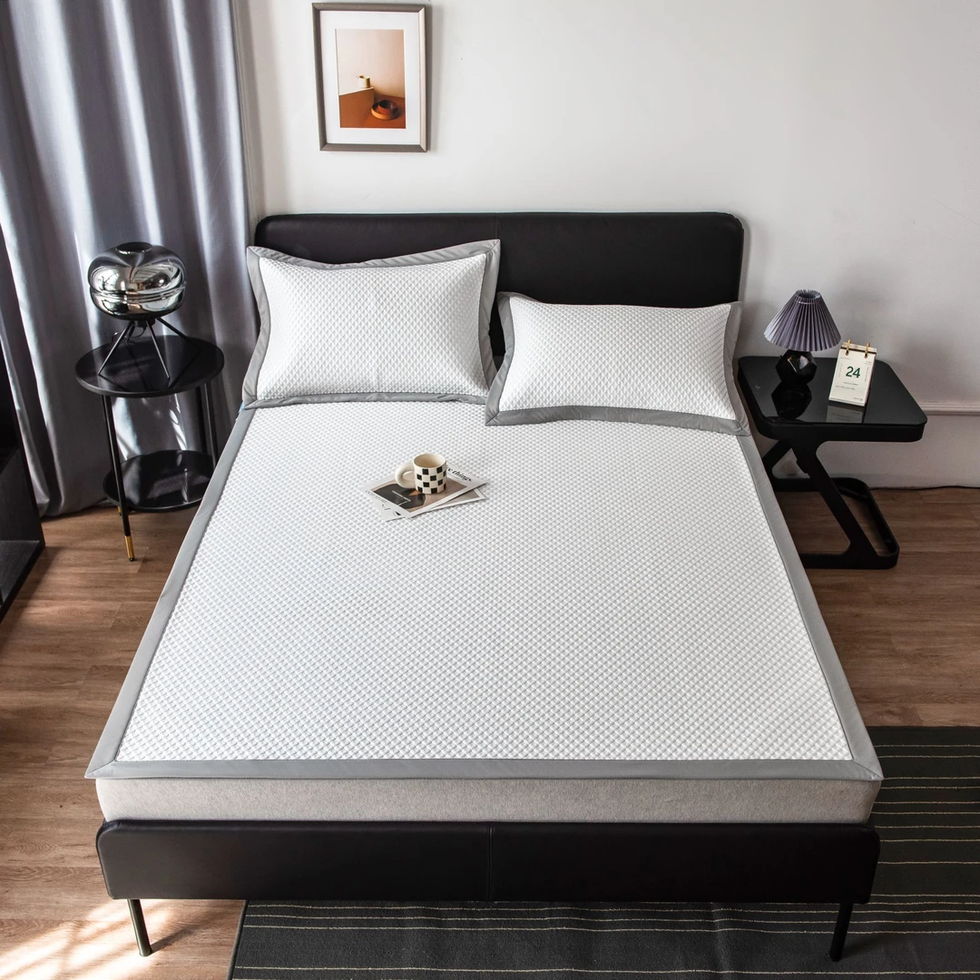 冰豆豆凉席爱心豆豆三件套A类母婴级可机洗