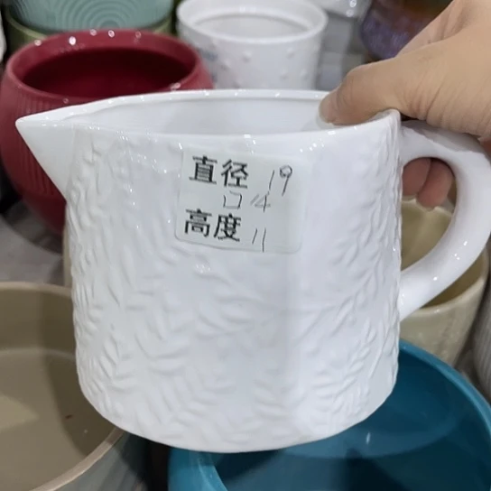 多肉绿植陶瓷花盆9.9包邮，有孔