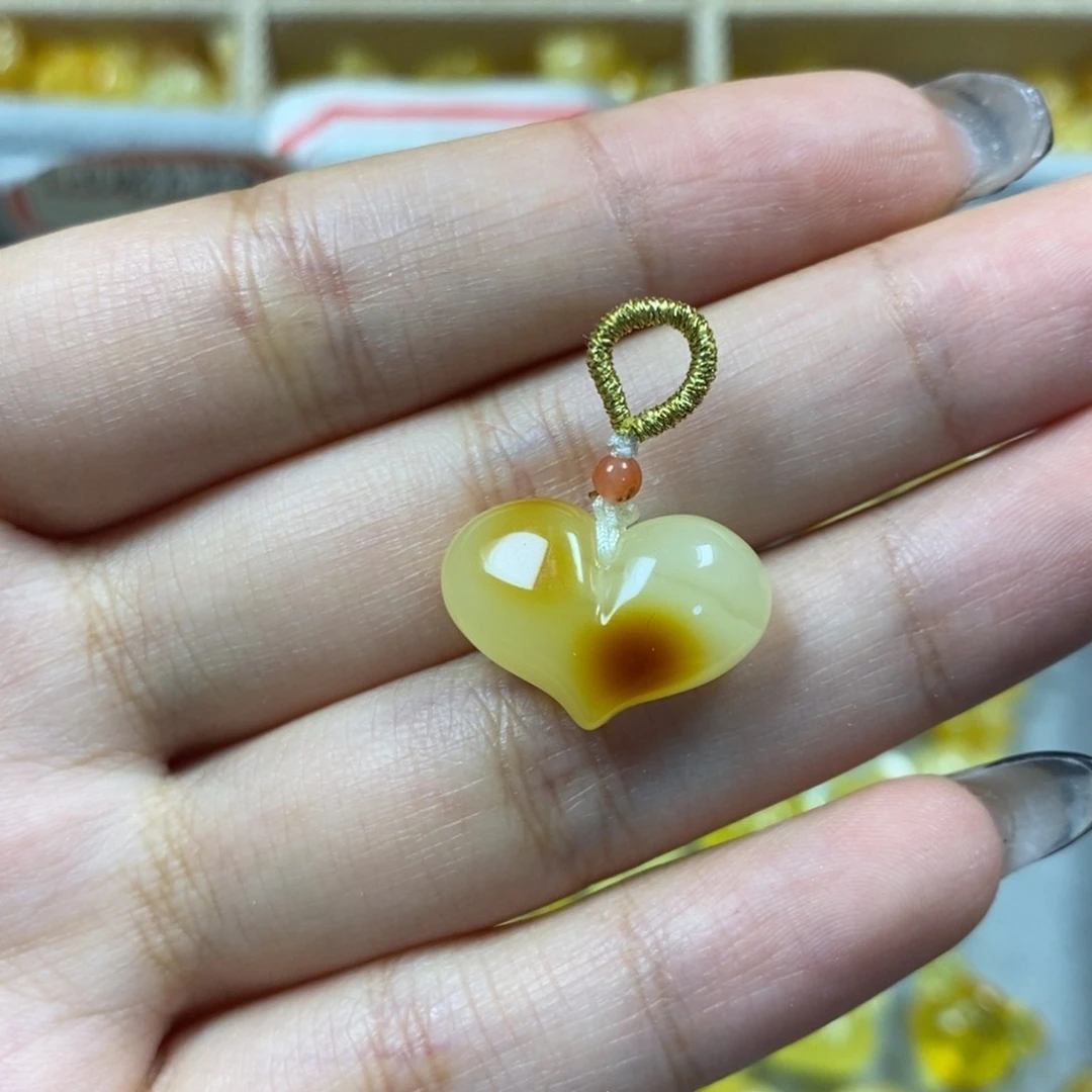 未镶嵌颈饰蜜蜡屁桃小滴溜