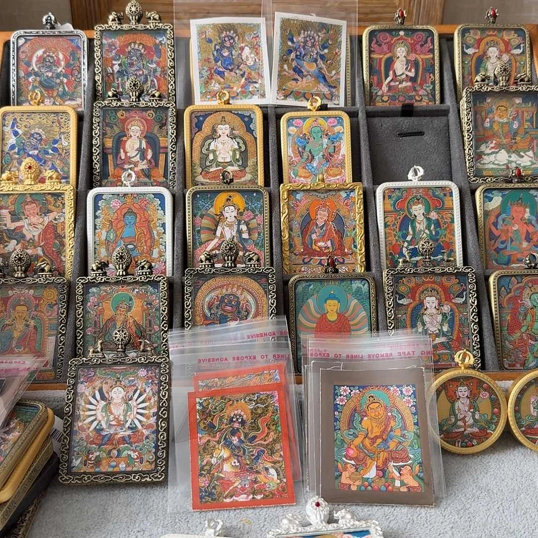 装裱画背***基西藏唐卡，，，，，，，