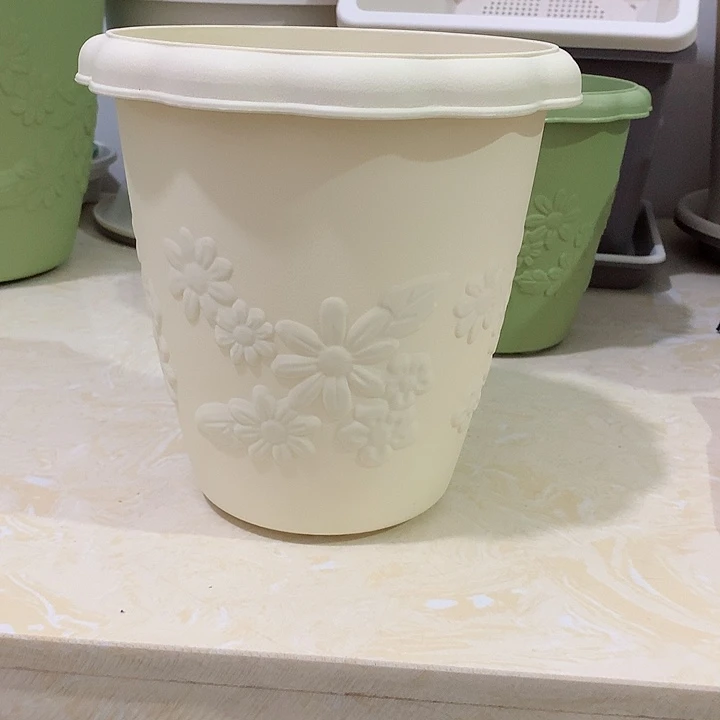 浮雕口21米白2个带托