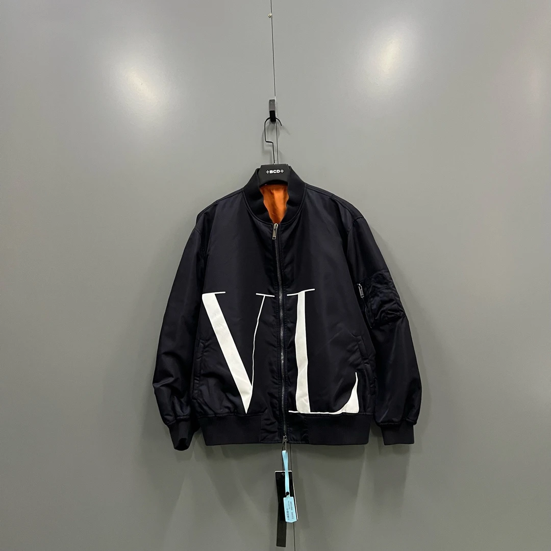 99新 Valentino/华伦天奴 h926 206201 印花夹克外套 46码