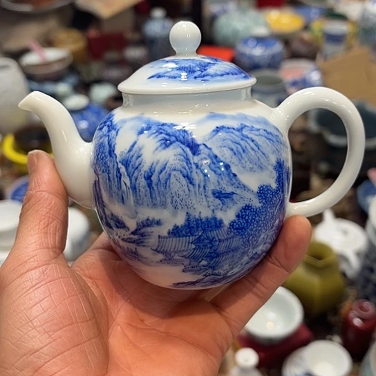 摆件身***娥景德镇陶瓷艺术