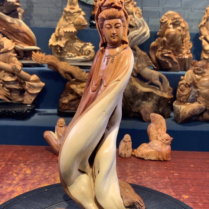 柏木（崖柏）根雕摆件