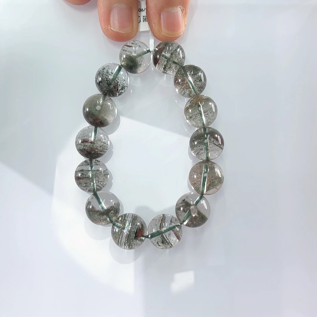 未镶嵌手串水晶绿幽灵