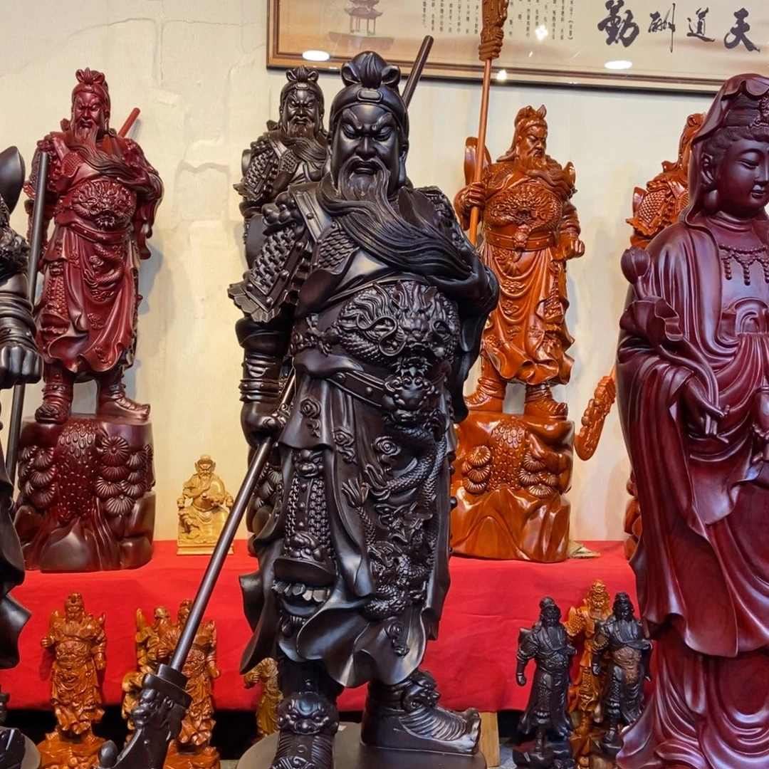 廖***6风车木（黑檀木）黑檀木关公