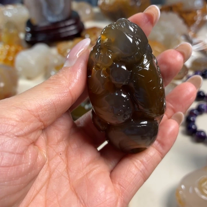 未镶嵌吊坠(不含链)玛瑙/玉髓