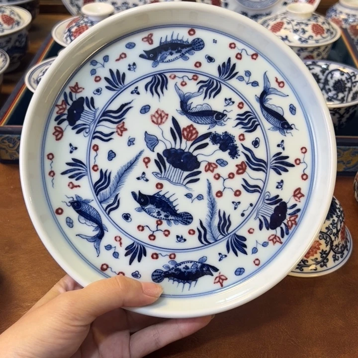摆件景德镇陶瓷茶器百宝箱