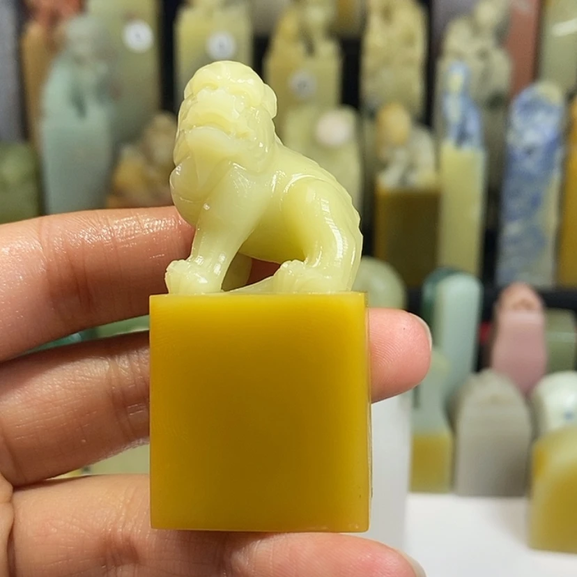【闪购商品】青田石印石似**痕