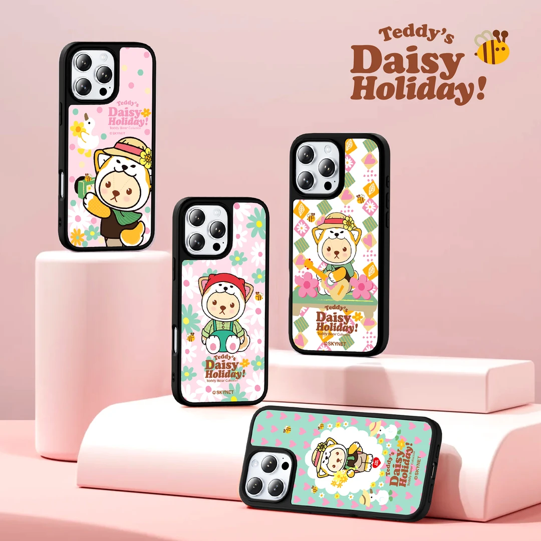 泰迪熊系列鎏金壳适用iPhone15promax手机壳苹果14新款13pro女11p